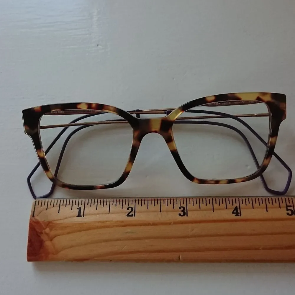 MIU MIU Tortoise EYEGLASSES VMU 02P - frame Only
